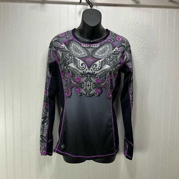 ATHLETA Runaway Long Sleeve Rashguard Sun Protection Top - Picture 1 of 5